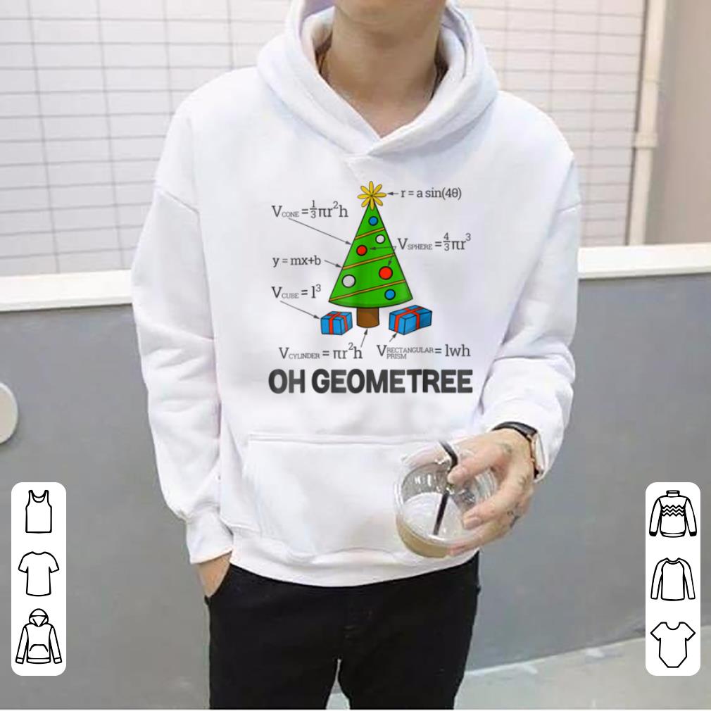 Top Funny Math Geometry Christmas Tree Geometree Teacher sweater