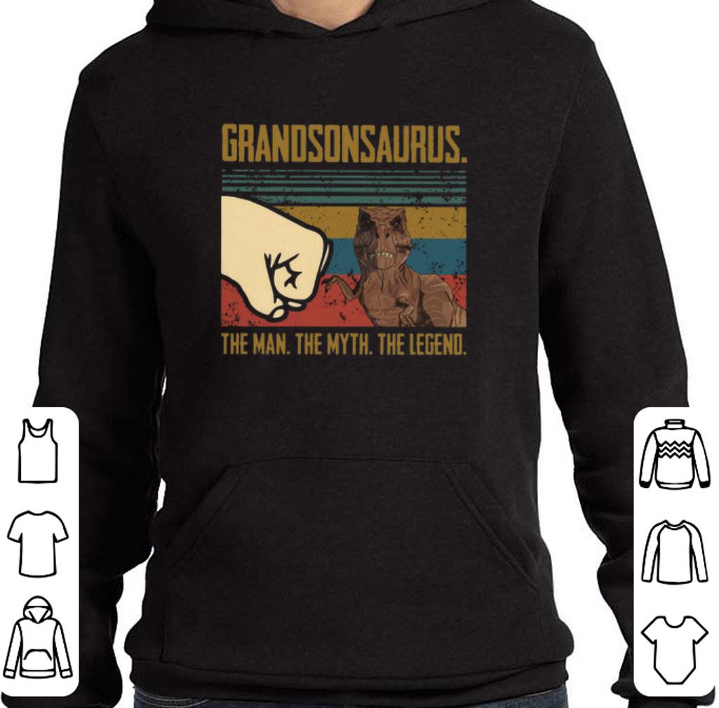 Awesome T-Rex Grandsonsaurus the man the myth the legend Vintage shirt