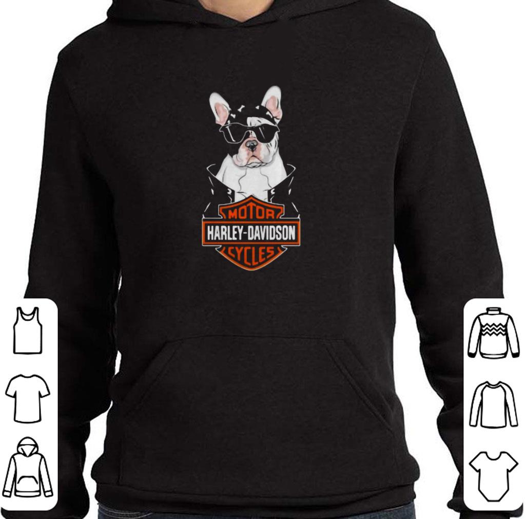 Funny Boston Terrier mashup Darth Vader Motor Harley Davidson Cycles shirt