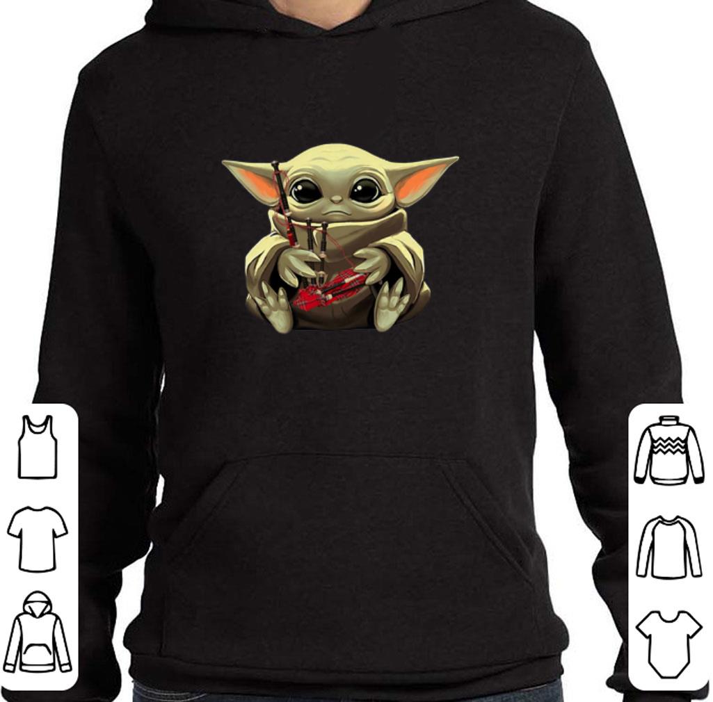 Official Baby Yoda Hug Bagpipes Star Wars shirt