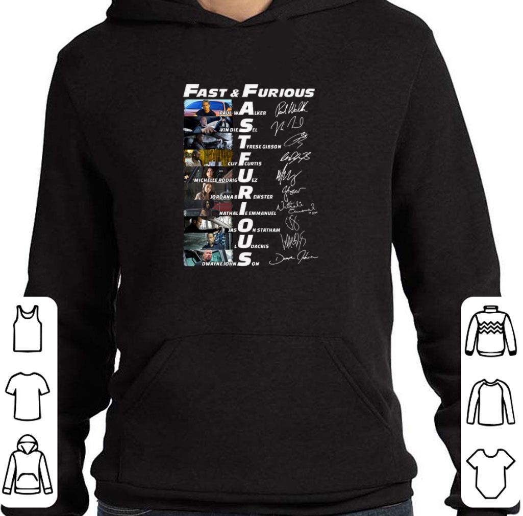 Official Fast & Furious Paul Walker Vin Diesel Dwayne Johnson signatures shirt 5 Official Fast & Furious Paul Walker Vin Diesel Dwayne Johnson signatures shirt