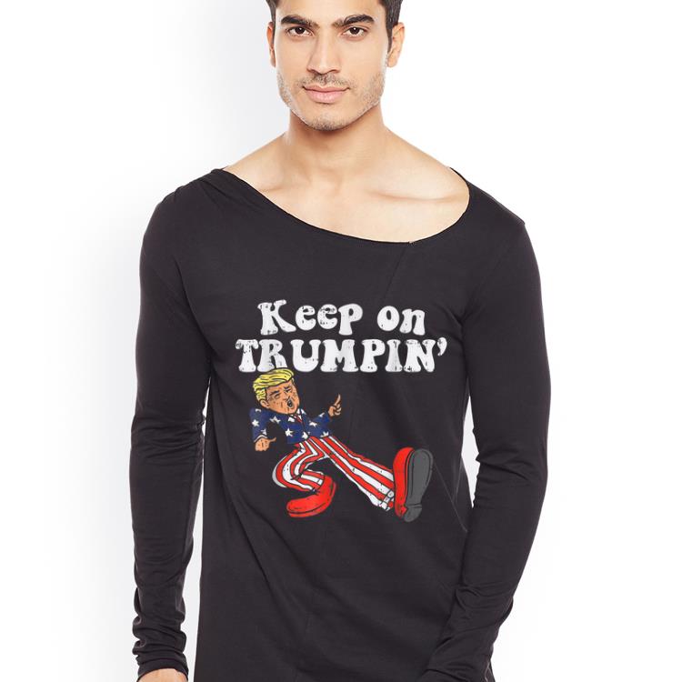 Official Keep On Trumpin American Flag Support Reelect Trump 2020 shirt