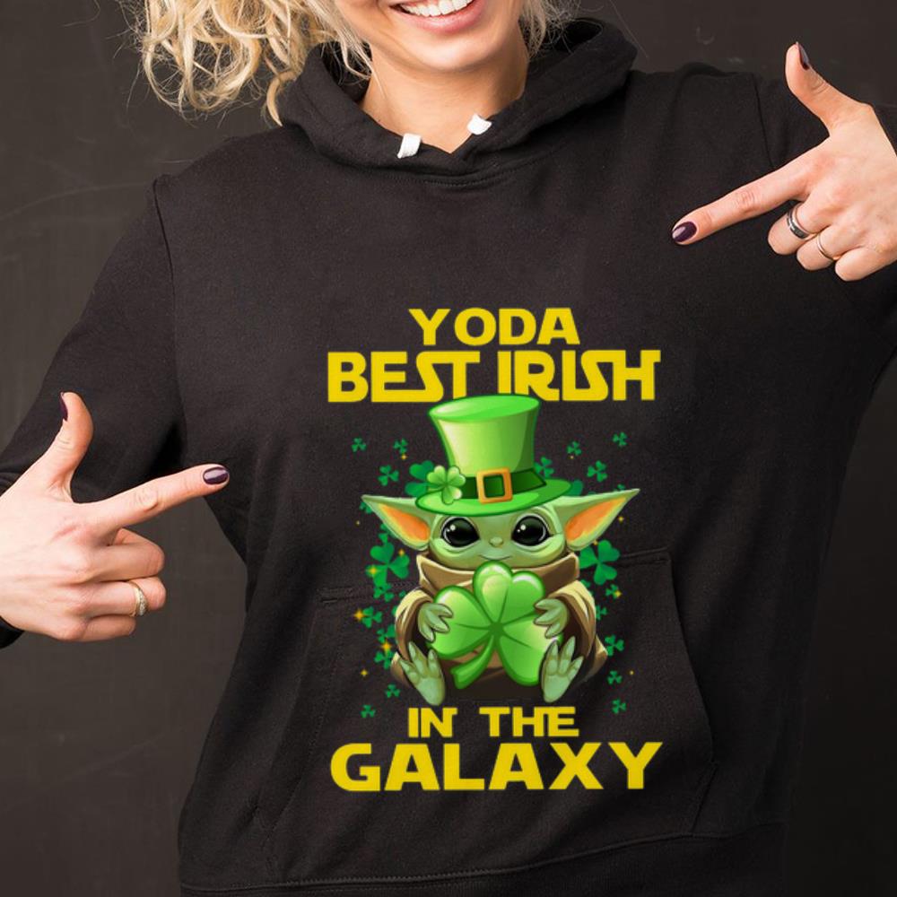 Premium Baby Yoda Best Irish In The Galaxy shirt