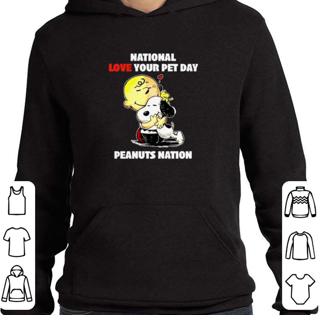 Snoopy Charlie Brown national love you pet day Peanuts nation shirt