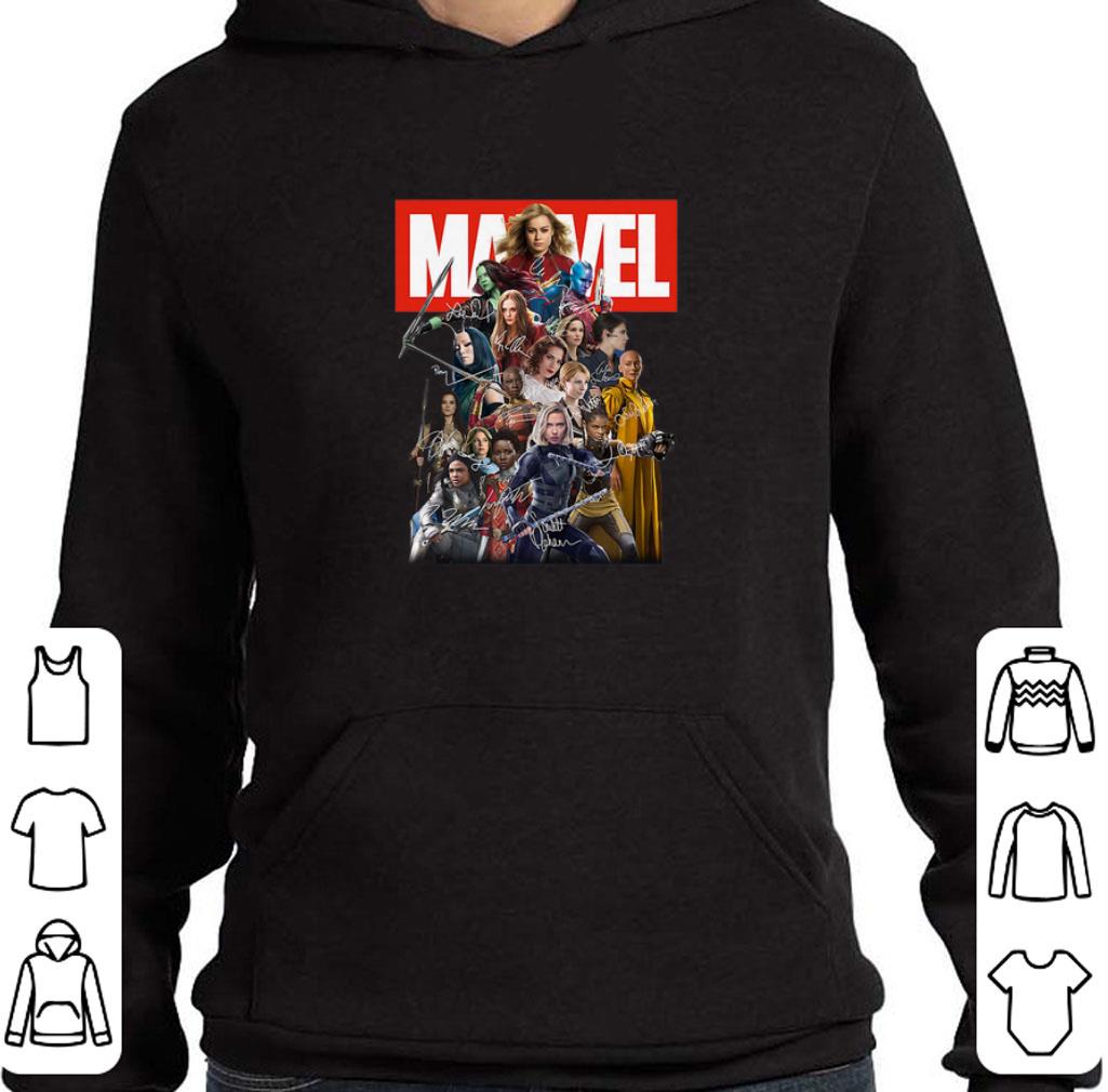 Top Marvel Avengers Woman MCU Signatures shirt