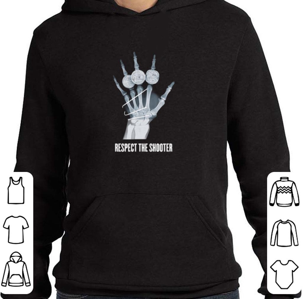 Nice Warriors Stephen Curry broken hand xray respect the shooter shirt