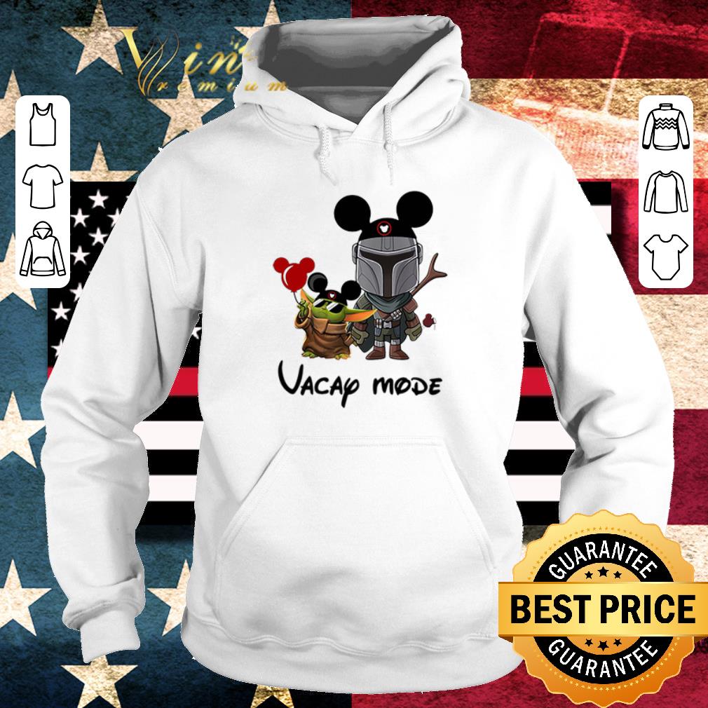 Official Baby Yoda and The Mandalorian vacay mode Disney shirt