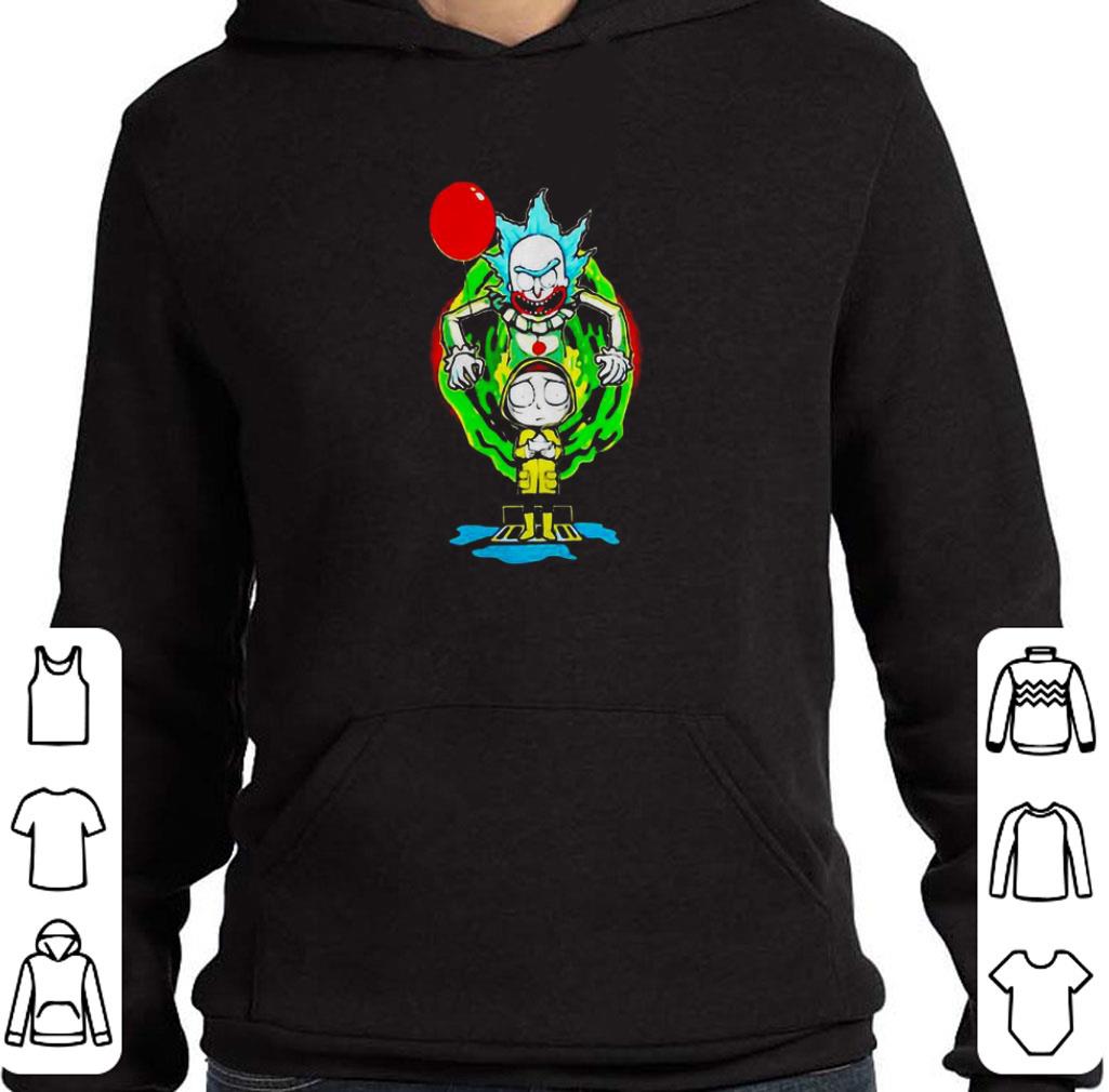 Pennywise IT mashup Rick and Morty halloween shirt 5 Pennywise IT mashup Rick and Morty halloween shirt