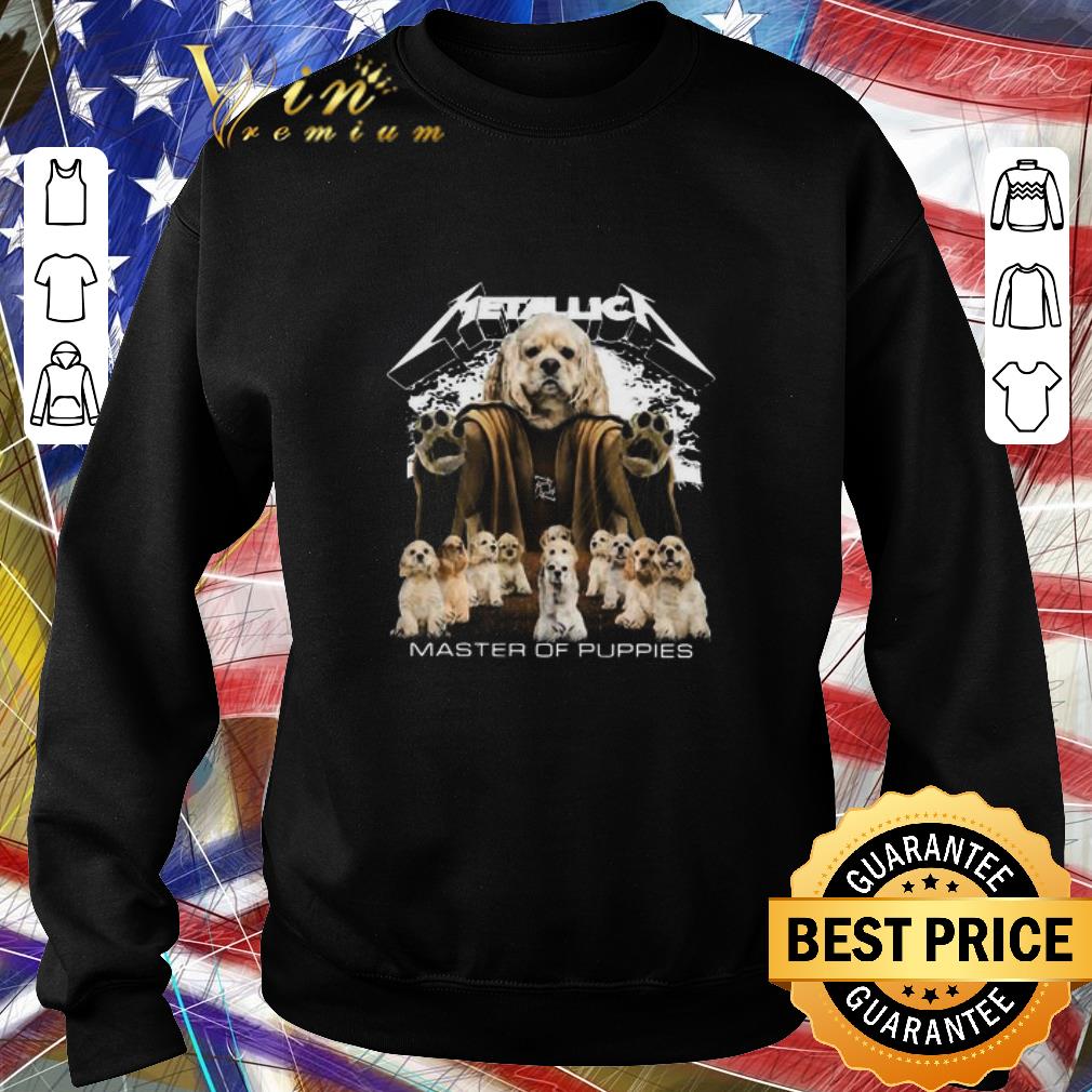Funny American Cocker Spaniel Metallic Master Of Puppies shirt 5 Funny American Cocker Spaniel Metallic Master Of Puppies shirt