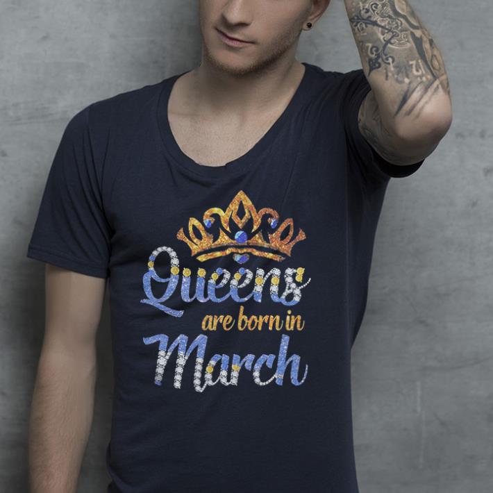 Diamond Queens are born in March shirt 7 Diamond Queens are born in March shirt