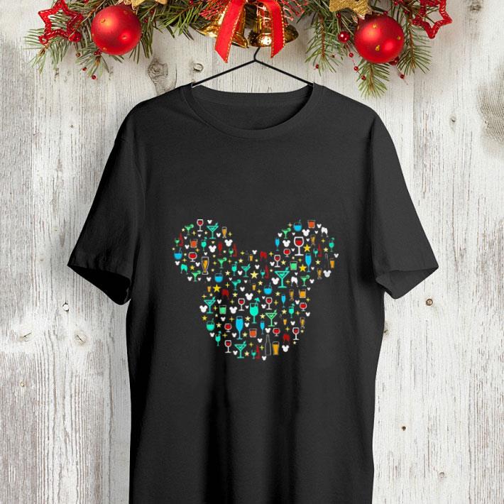 Mickey mouse head wine shirt 7 Mickey mouse head wine shirt