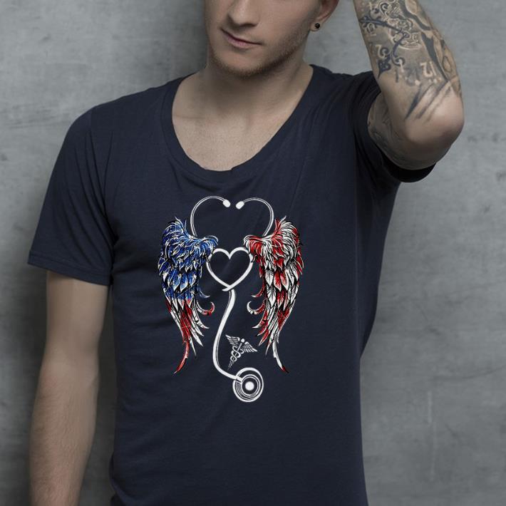 Nurse Angel Wings Patriotic shirt 7 Nurse Angel Wings Patriotic shirt