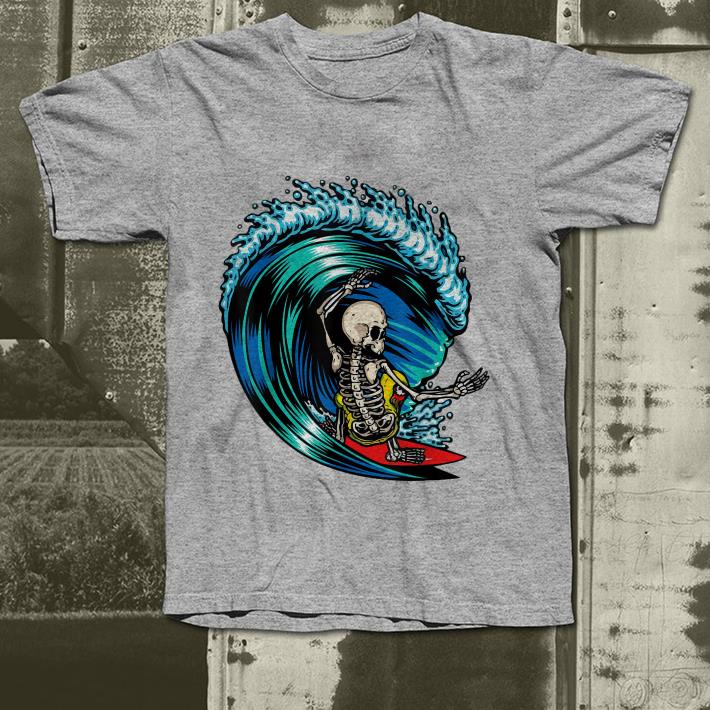 Skeleton Skull Surfing shirt