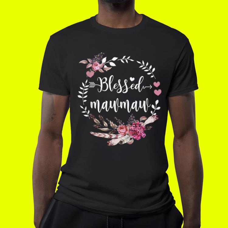 Blessed Mawmaw Thanksgiving Floral Mother day shirt