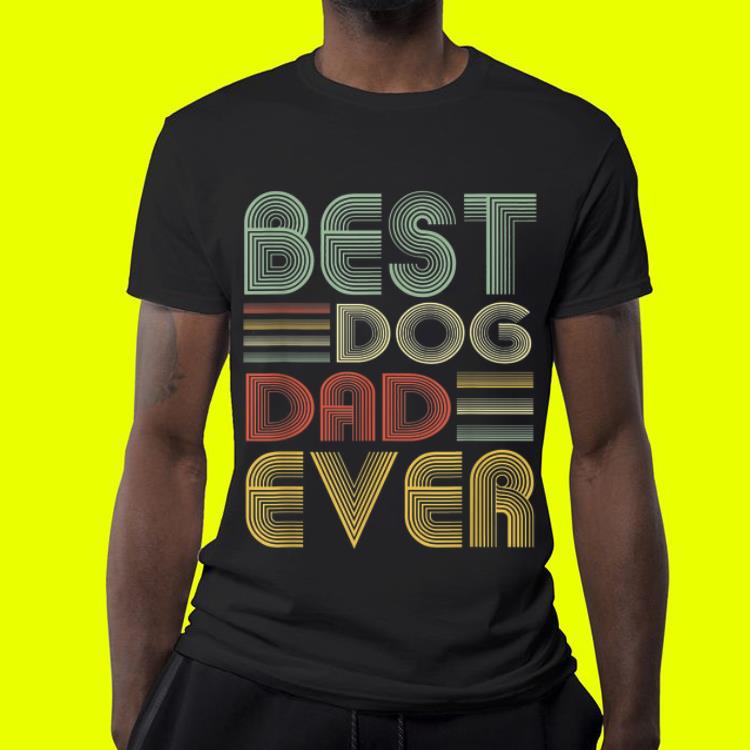 Vintage Best Dog Dad Ever Father's Day