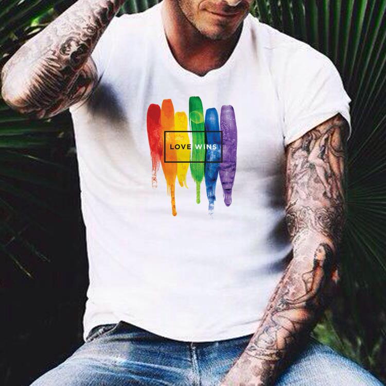 Watercolor LGBT Love Wins Rainbow Paint shirt 7 Watercolor LGBT Love Wins Rainbow Paint shirt