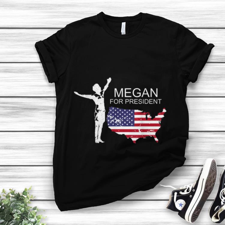 Awesome Megan For President Soccer Team American Flag shirt