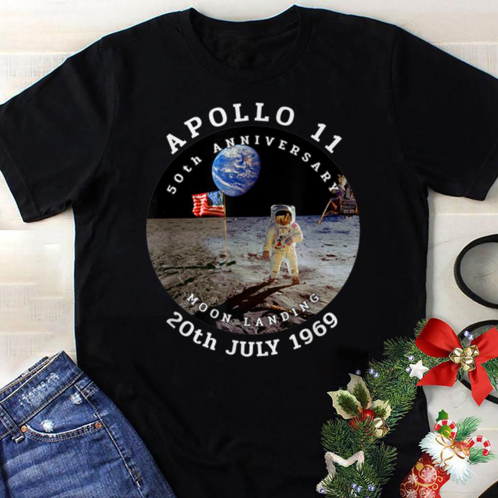 Best price Astronaut Apollo 11 50th Anniversary Moon Landing American Flag 20th July 1969 shirt