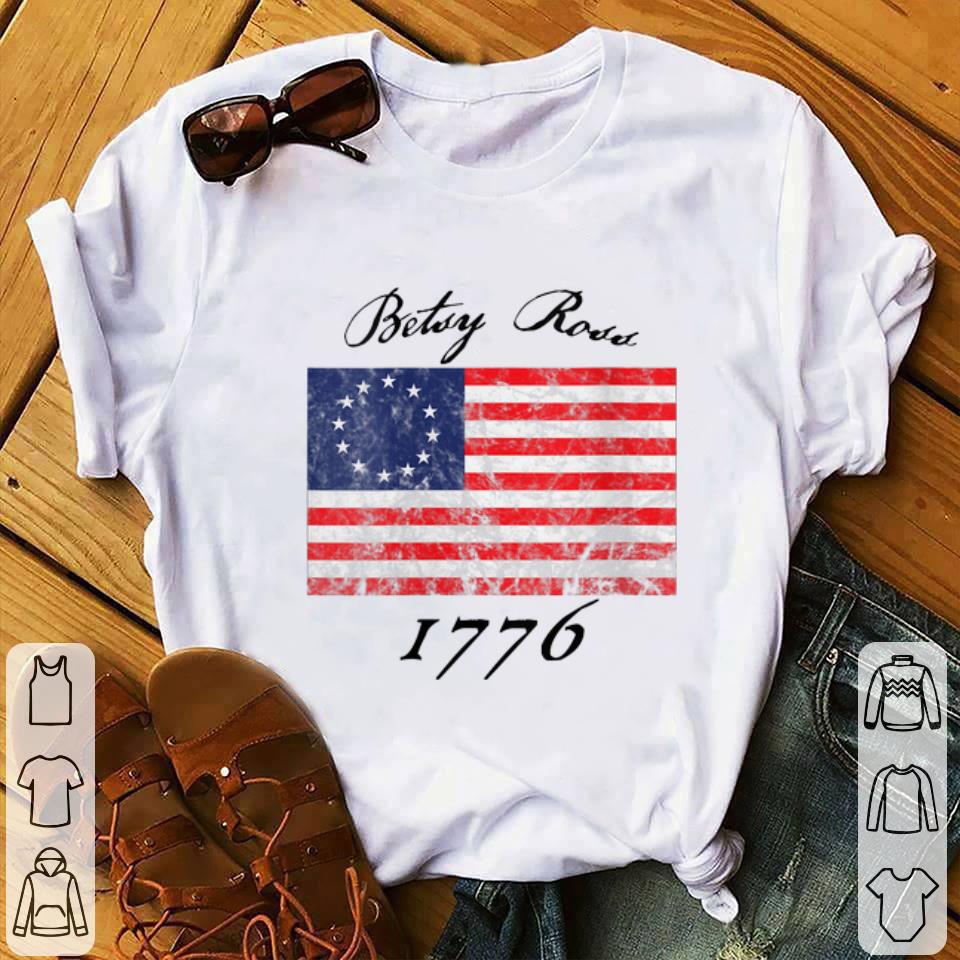 Betsy Ross Flag 1776 Vintage Revolutionary Youth tee