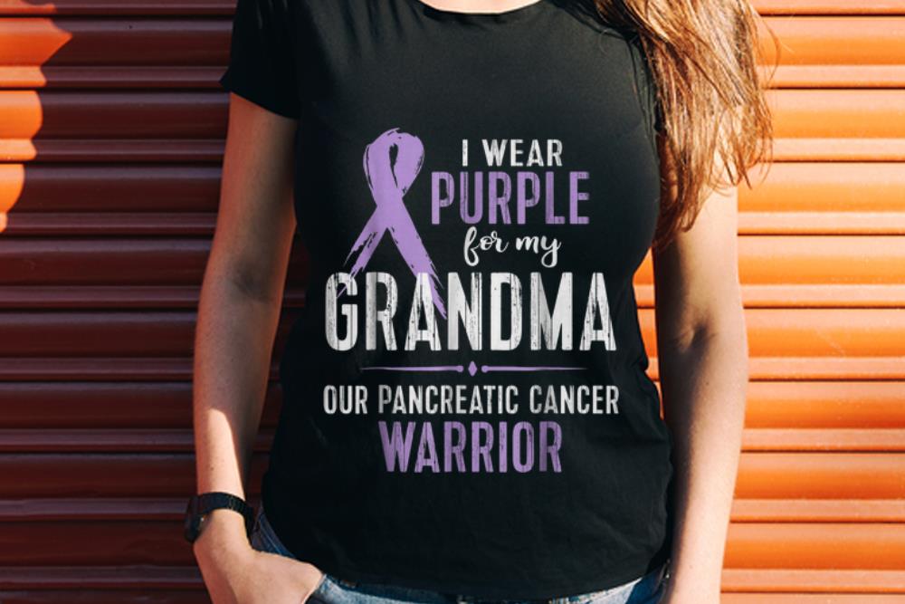 I Wear Purple For My Grandma Our Pancreatic Cancer Warrior hoodie
