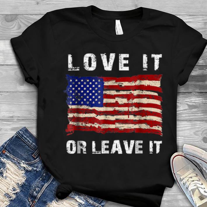 Paint Betsy Ross Flag Love It Or Leave It Youth tee