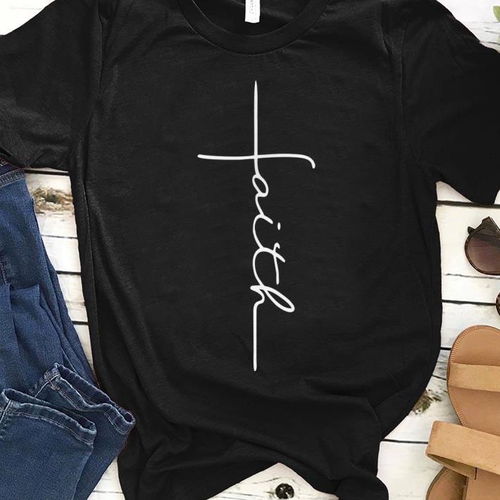 Premium Faith Cross Christian God Bless You shirt