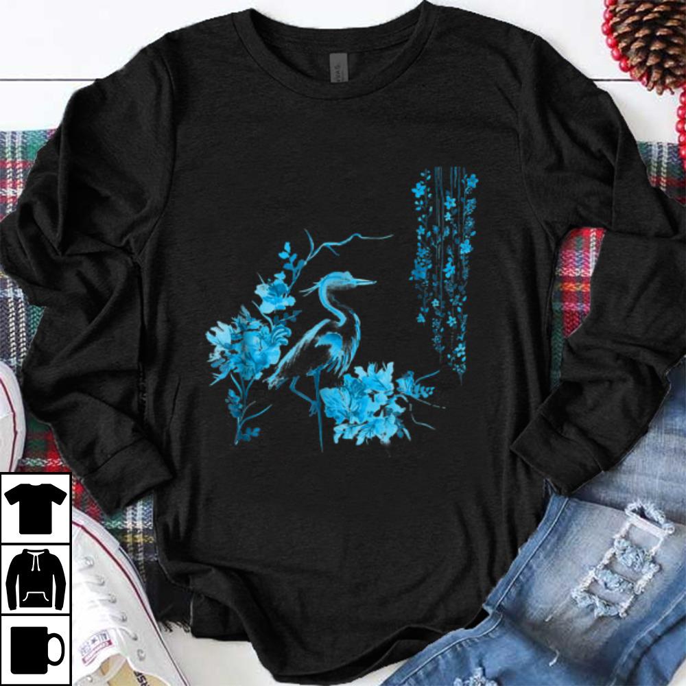 Premium Japanese Art Crane Garden Fresh shirt