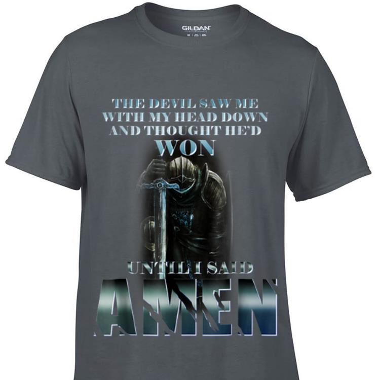 The Templars The Devil Saw Me With My Head Down Until I Said Amen Sweater