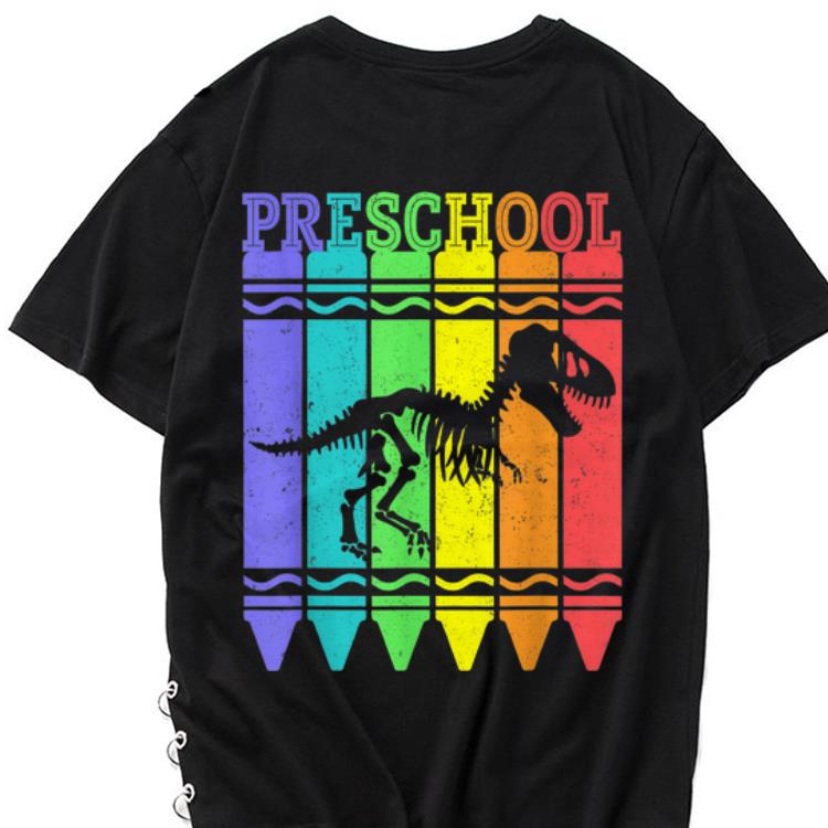 The best trend Back To School Preschool Crayon Dinosaurus Pen Color shirt