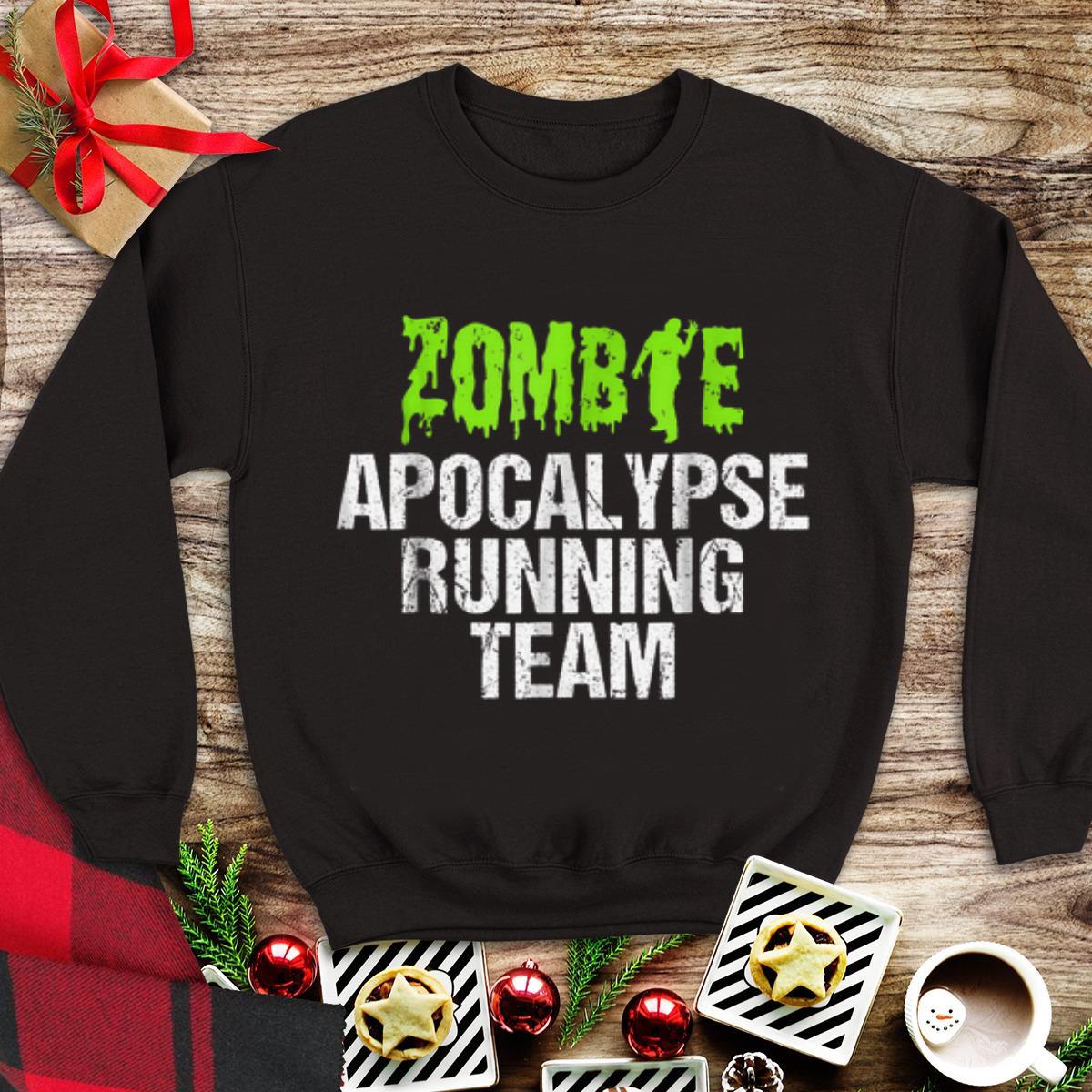 Zombie Apocalypse Running Team Halloween tank top