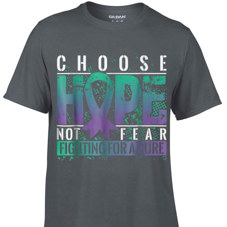 Awesome Choose Hope Not Fear Fighting For A Cure shirt