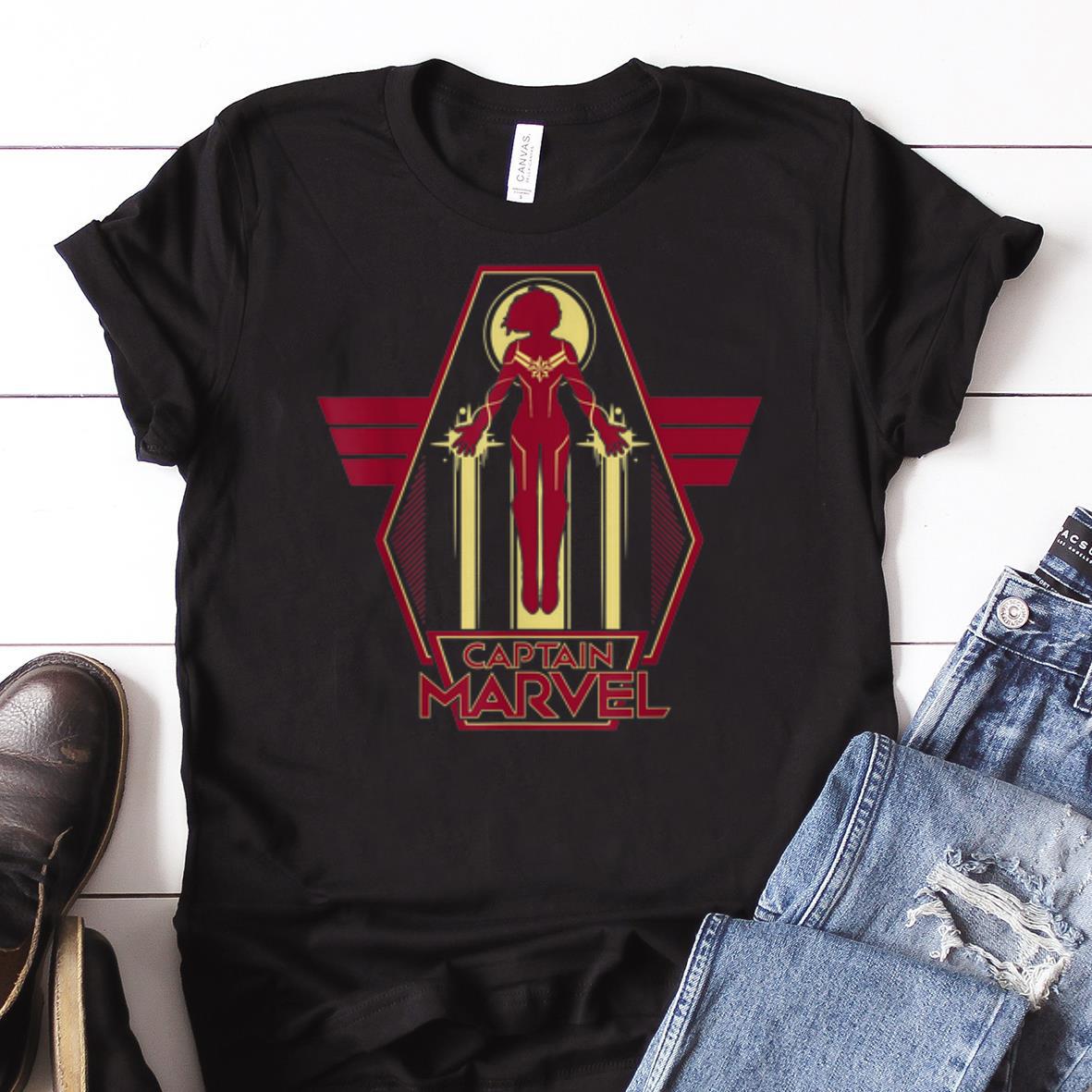 Awesome Marvel Captain Marvel Airborne Carol Danvers shirt