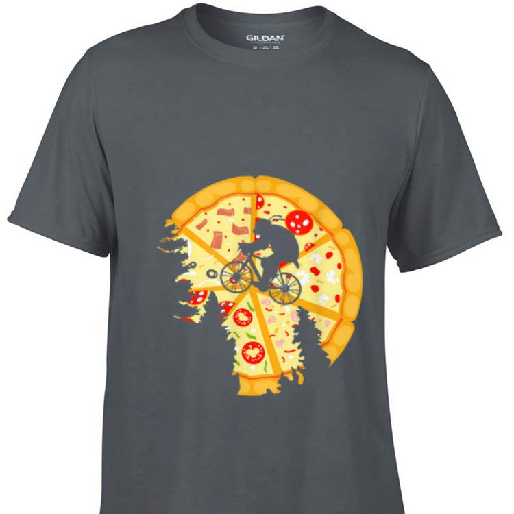 Ninja Turtle Bike Flying Across Pizza Moon sweater