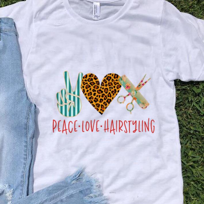 Peace Love Hair Styling sweater