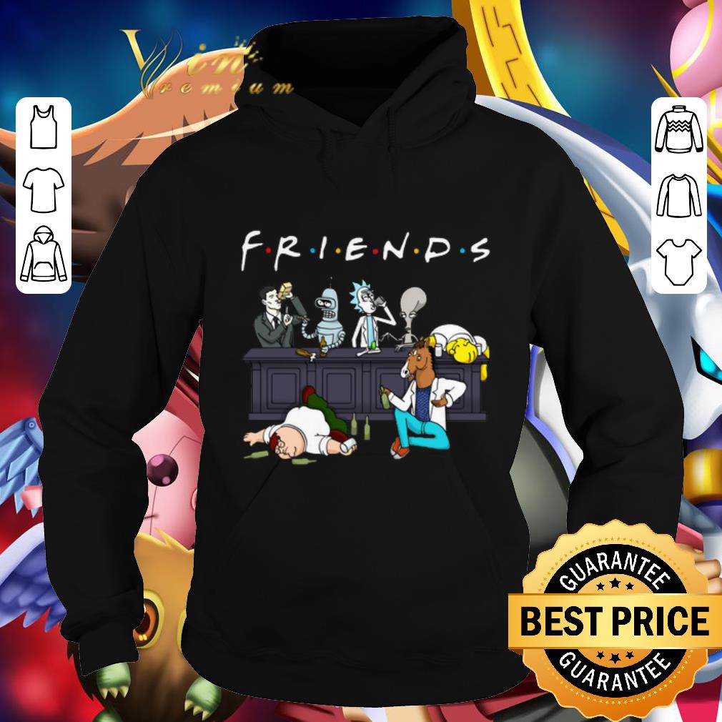 Awesome Friends Sterling Archer Bender Rick Roger Homer Simpson Bojack Horseman Peter Griffin shirt 7 Awesome Friends Sterling Archer Bender Rick Roger Homer Simpson Bojack Horseman Peter Griffin shirt