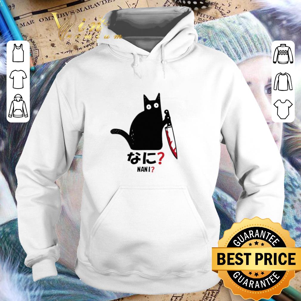 Cheap Cat nani black cat with knife shirt 7 Cheap Cat nani black cat with knife shirt