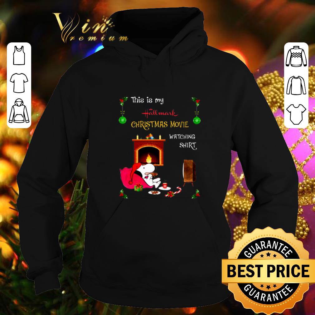 Cheap Snoopy This is my Hallmark Christmas movie watching shirt