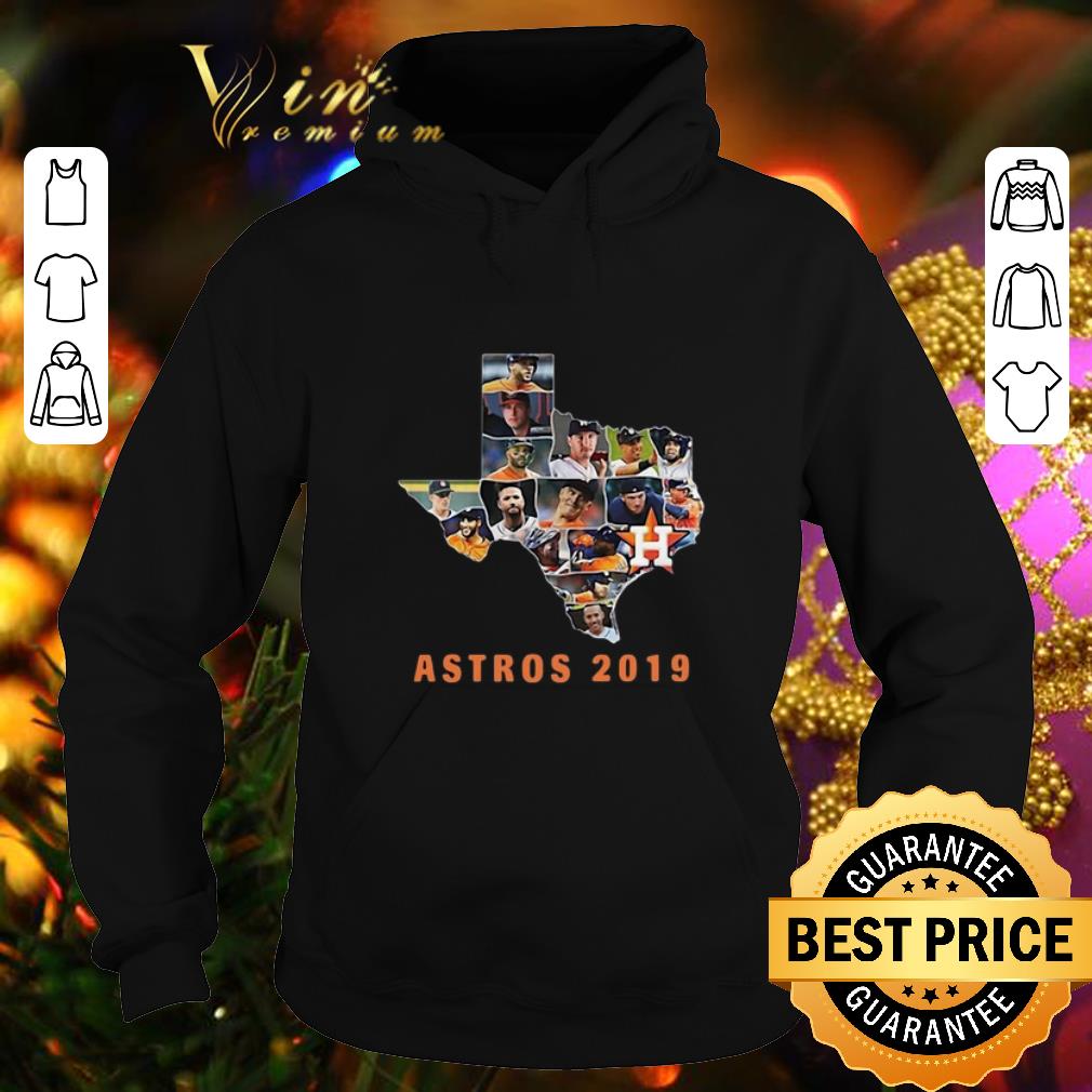 Funny Houston Astros Texas map 2019 shirt