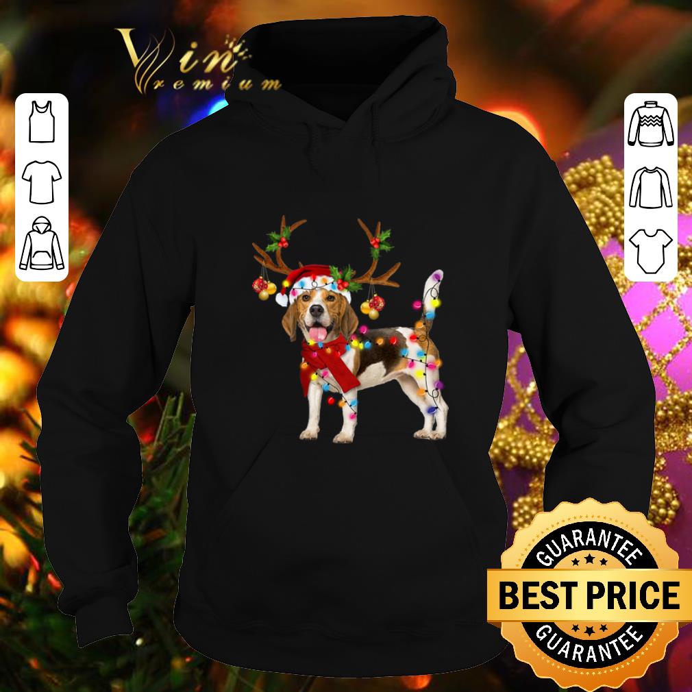Cheap Beagle gorgeous reindeer Christmas light shirt 7 Cheap Beagle gorgeous reindeer Christmas light shirt