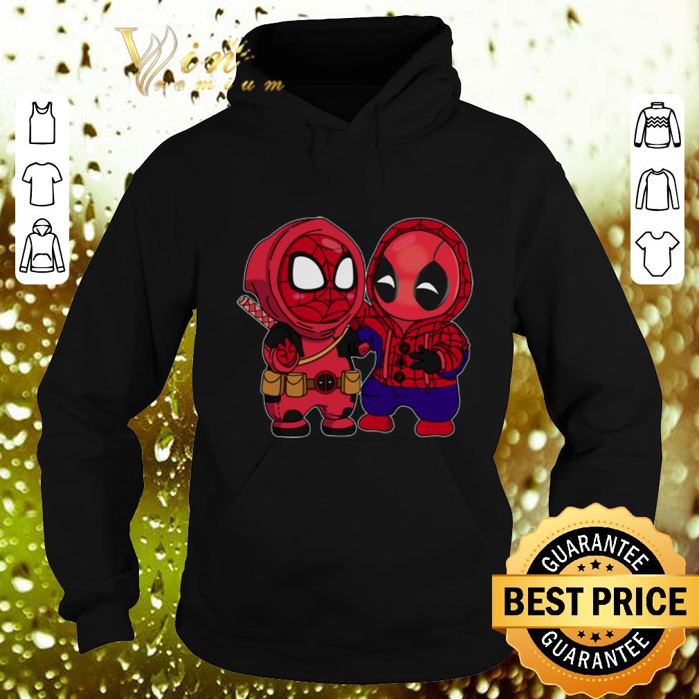 Premium Baby Chibi Spider Man and Deadpool shirt