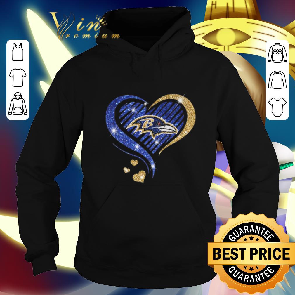 Premium Glitter Love Baltimore Ravens shirt