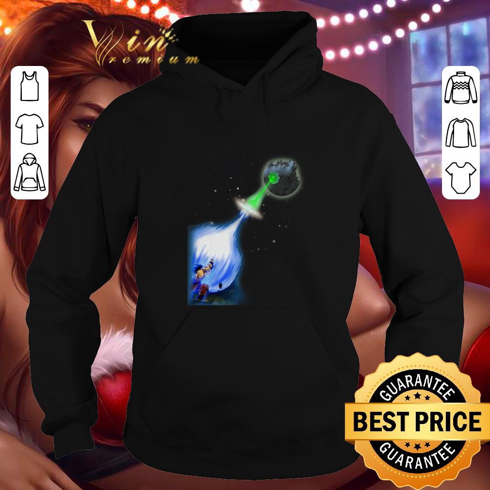 Premium Son Goku Kamehameha Death Star Wars shirt