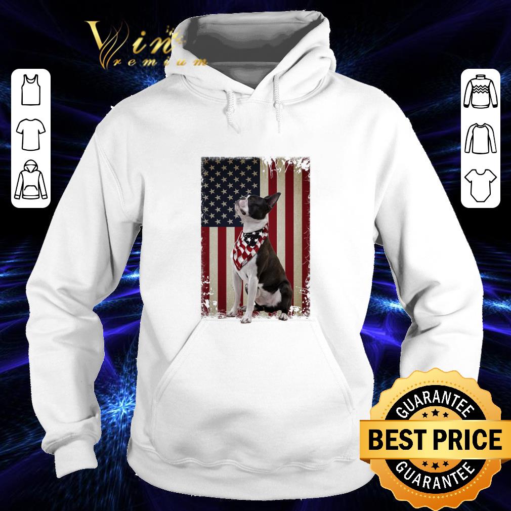 Cheap Boston Terrier 4th Of July Independence Day American flag shirt