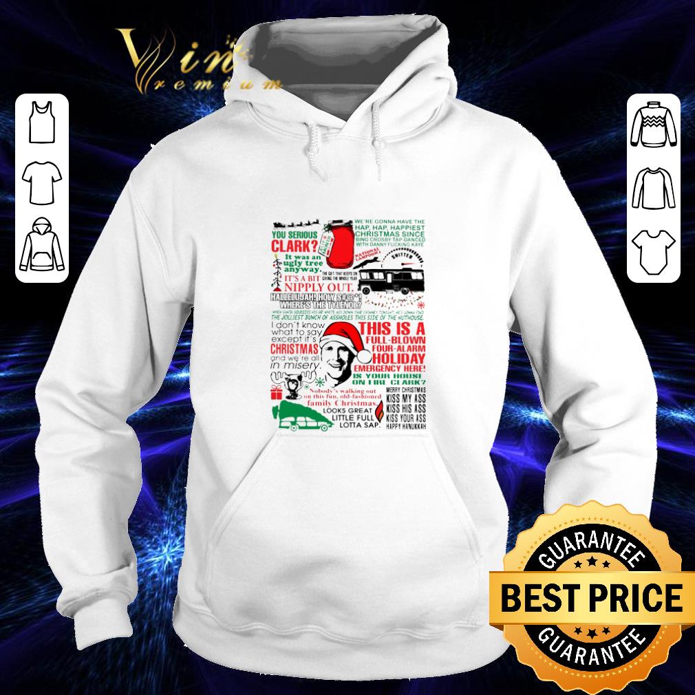 Funny You serious Clark Griswold National Lampoon nipply out Christmas shirt