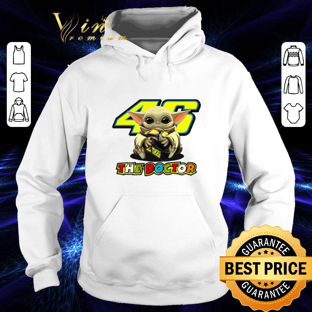 Premium Baby Yoda hug 46 The Doctor Valentino Rossi Star Wars shirt