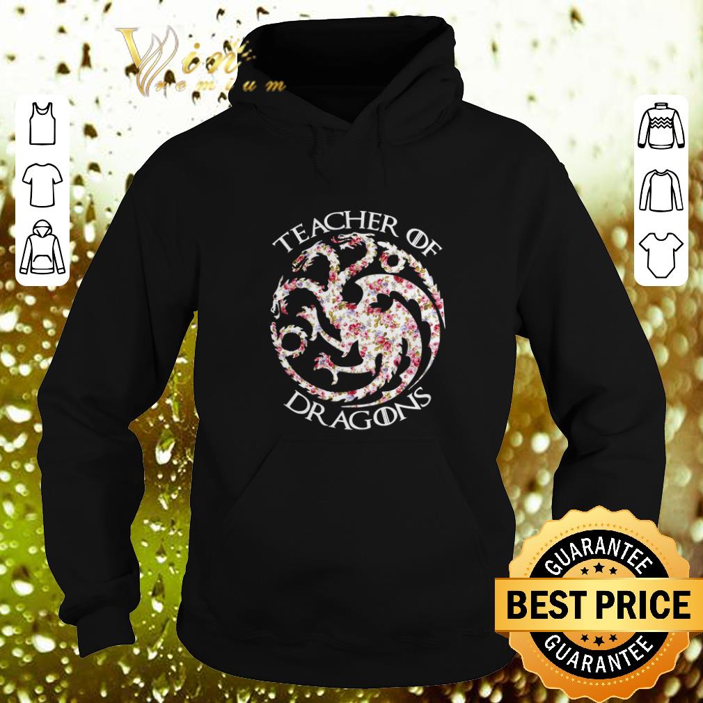 Premium Floral Teacher of Dragons Game of Thrones shirt