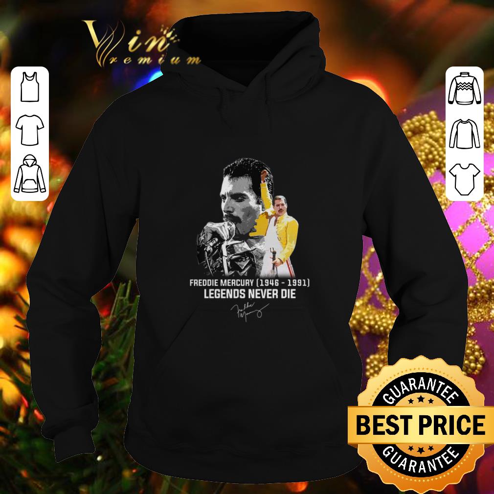 Premium Freddie Mercury 1946 1991 legends never die signature autograph shirt 7 Premium Freddie Mercury 1946 1991 legends never die signature autograph shirt