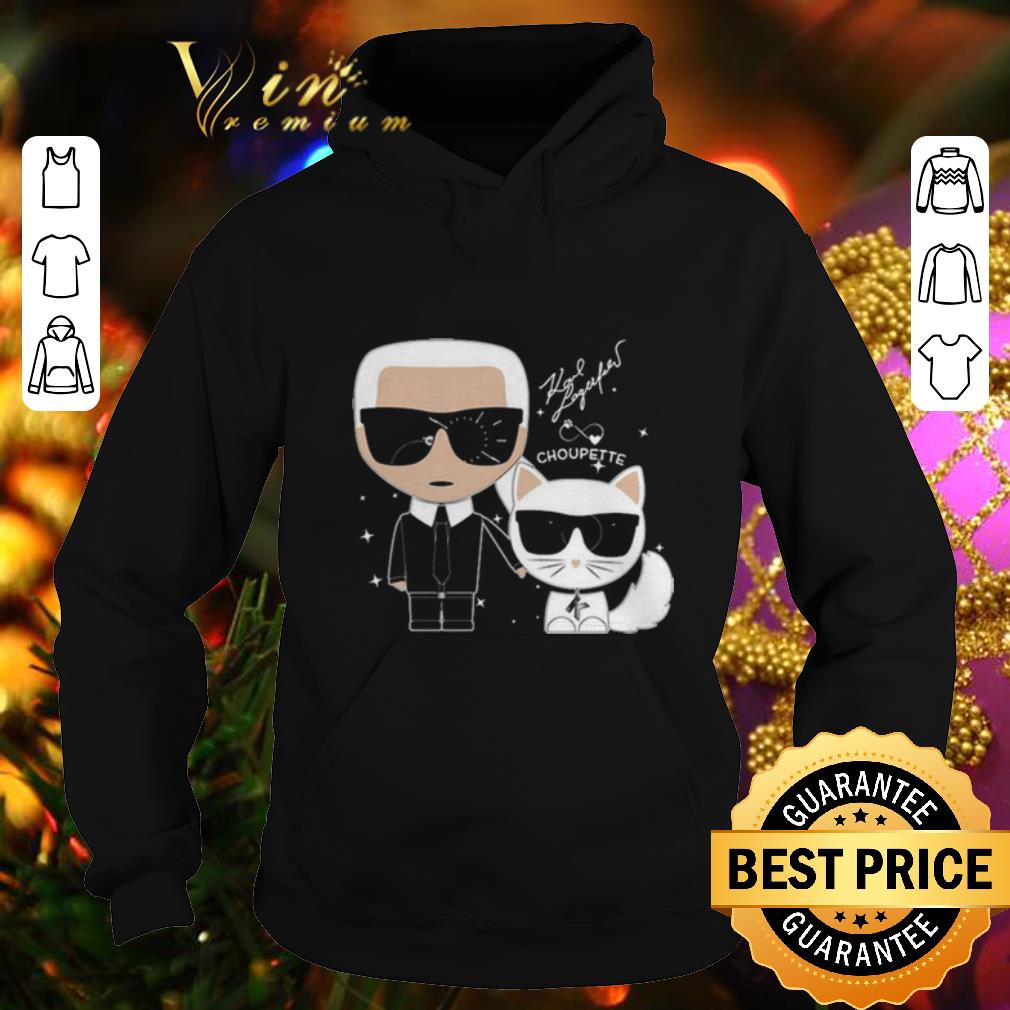 Premium Karl Otto Lagerfeldt and Choupette Ikonik cat shirt 7 Premium Karl Otto Lagerfeldt and Choupette Ikonik cat shirt