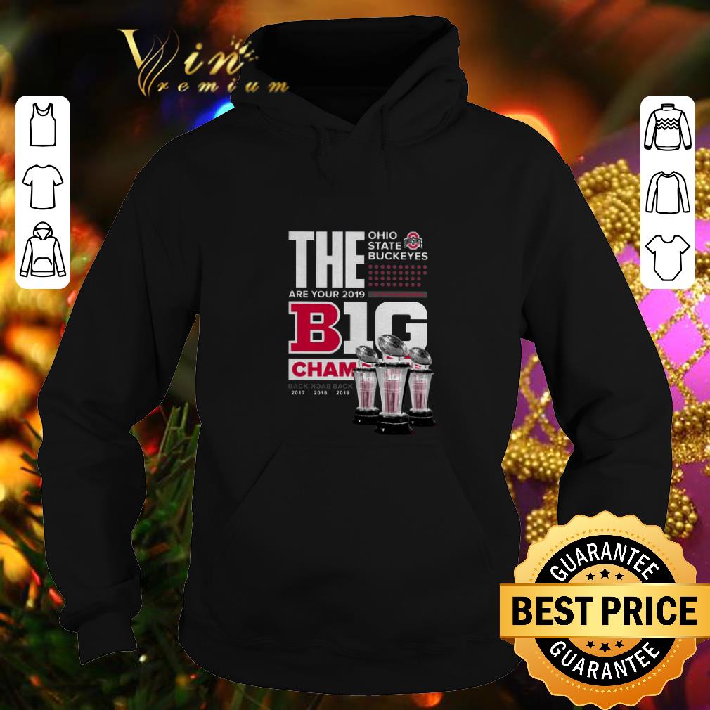 Premium The Ohio State Buckeyes are your 2019 Big Champion shirt