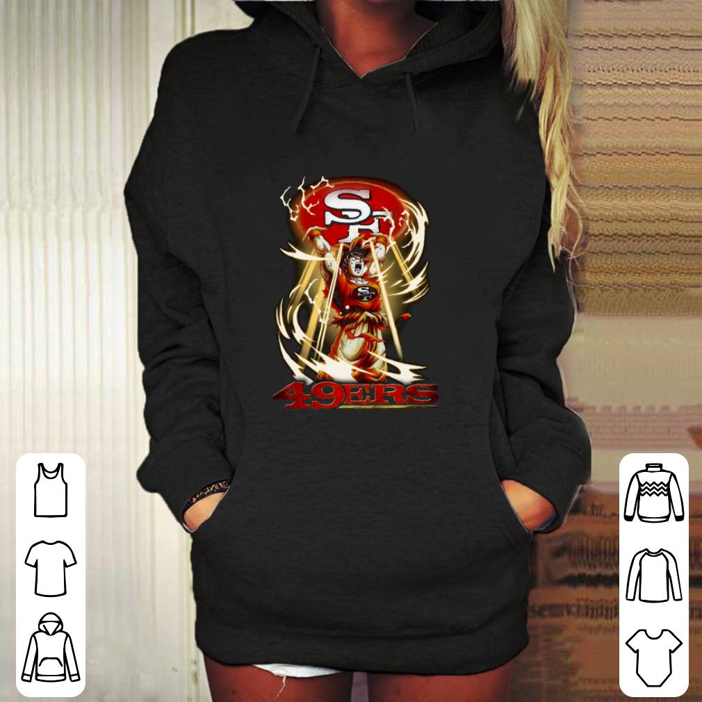 Awesome Son Goku Mashup San Francisco 49ers Genki Dama shirt 7 Awesome Son Goku Mashup San Francisco 49ers Genki Dama shirt